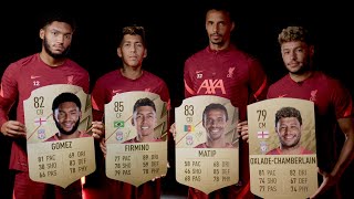 Hilarious FIFA 22 ratings reveal  Ox pranks Matip Firmino and Gomez [upl. by Nocam]