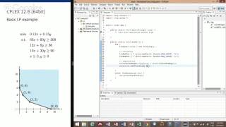 CPLEX amp Java 1 Setting up Eclipse with CPLEX and solve a small LP [upl. by Tigirb700]