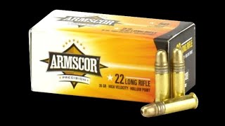 Munição Armscor 22LR Importada [upl. by Niret]