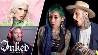 Tattoo Artists React to YouTubers Tattoos  Tattoo Artists Answer [upl. by Wetzell405]