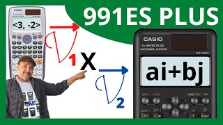 Multiplicación de vectores CASIO fx991ES PLUS✅ [upl. by Schwinn]