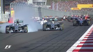 Hamilton Wins The First F1 Race In Russia  2014 Russian Grand Prix [upl. by Alie]