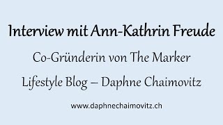 Interview mit AnnKathrin Freude Teil 2 [upl. by Mcknight]