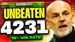 Pioli’s PERFECT 4231 FM24 Tactics 98 Win Rate  Best FM24 Tactics [upl. by Glynis]