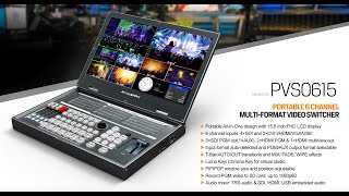 AVMatrix PVS0615 All in one Portable Video Switcher  Recorder Tutorial [upl. by Nnelg]