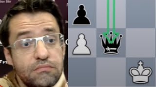 Levon Aronian Blunders Matein1 in Move 19 Against JanKrzysztof Duda in Finals [upl. by Gabriele]