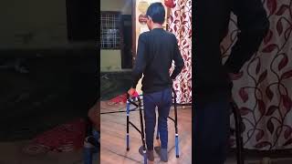 Learning To Walk🚶‍♂️Again After Being GBS rehab rehabilitation paralysis videoshort recovery [upl. by Eirallih]