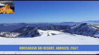 Roccaraso Abruzzo Italy Exploring Abruzzo  Ski Resorts Sciare short reels [upl. by Charissa]