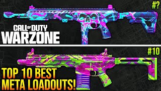 WARZONE New TOP 10 BEST META LOADOUTS Ranked WARZONE Best Weapons [upl. by Erdnuaed]