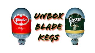 Unboxing Blade Kegs  Gosser Zwickl  Villacher Märzen [upl. by Ed]