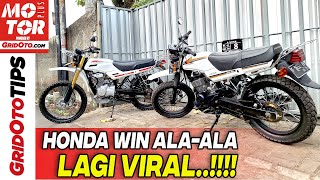 Modifikasi Honda Verza jadi Honda Win  Gridoto Tips [upl. by Gayn]