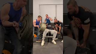 705LBS319KG INCLINE BENCH PRESS FAIL BY JULIUS MADDOX  Tore His Bicep And Rotator [upl. by Trawets459]