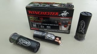 Winchester PDX1 12 Defender 12 gauge Gel Ammo Test [upl. by Rysler771]