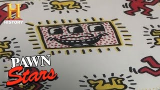 Pawn Stars Original Work by Keith Haring  History [upl. by Dorette]