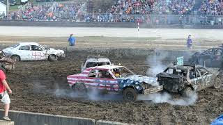 Morrow County Fair Demolition Derby  pt3  Midsize [upl. by Mcconaghy]