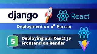 Deploy a Django amp React App on Render 5 Deploying React JS App on Render Static Site [upl. by Odraccir780]