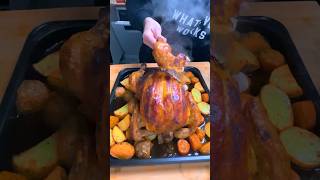 Delicious Roasted Chicken with Grilled Potatoes and Carrots in the Oven asmar food recipe [upl. by Imim]