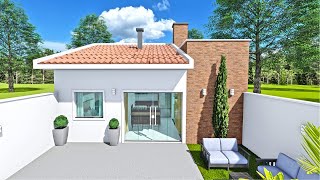 CASA EDICULA PEQUENA SIMPLES DE BAIXO CUSTO │32M² │ 8X4 │1 QUARTO │TERRENO 8X20 [upl. by Sinnaiy]