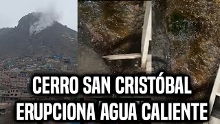 Cerro Sán CRISTÓBAL ERUPCIONA AGUA CALIENTE es un VOLCÁN [upl. by Josee]