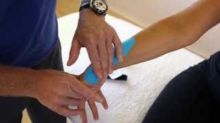 How to apply Kinesiology taping  Tendinitis of Wrist and forearm [upl. by Enyledam]