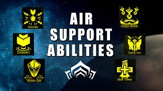 Air Support  The Systems of Warframe  Orbiter Abilities amp Air support Charges [upl. by Acimehs927]