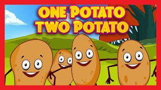 ONE POTATO TWO POTATO Song for Kids  PATATO SONG  Rhymes For Children  English [upl. by Atnuahs]