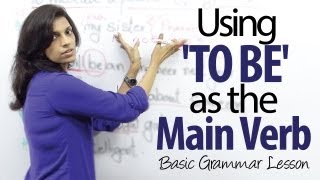 Using  TO BE  as the main verb in a sentence  Basic English Grammar Lesson [upl. by Taryn]