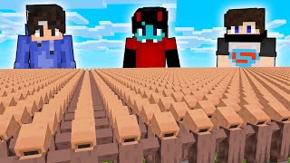 Best of SAVING 10000 VILLAGERS in Minecraft [upl. by Eciuqram]