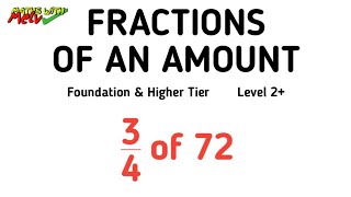 Fractions of Amounts GCSE Maths Revision amp Questions [upl. by Annie388]