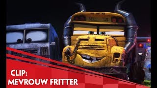 Cars 3  Vlaamse Clip Mevrouw Fritter  Disney BE [upl. by Nagy]