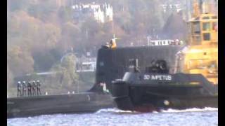 20112009 HMS Astute at Gare Loch [upl. by Haet]