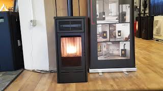 Opstart van pelletkachel Edilkamin Slide Start up pelletstove Edilkamin Slide [upl. by Styles]