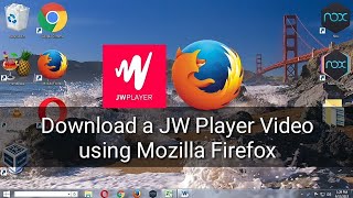 How To Download JW Player Videos using Mozilla Firefox [upl. by Jennine]