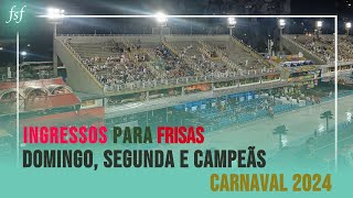 A préreserva das frisas para o carnaval 2024 Sapucaí [upl. by Yvan]