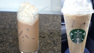 DIY Starbucks Iced White Chocolate Mocha [upl. by Tadd]