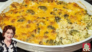 Old Fashioned Broccoli Cheese amp Rice Casserole  Cooking from Scratch  Mamas Southern Recipes [upl. by Oloapnaig]