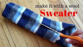 Make It With A Wool Sweater DIY Sweater Upcycling course [upl. by Weissberg697]