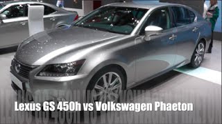 Lexus GS 450h 2015 vs Volkswagen Phaeton 2015 [upl. by Kailey]