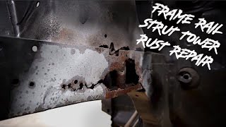 HOW TO Fix SN95 amp FOX BODY Mustang Strut Tower amp Frame Rail Rust PROPERLY  Pt 1 [upl. by Christiana]