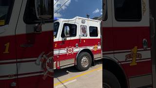 PlymptonWyoming Fire Department Wyoming Pumper 1 plymptonwyomingfire pwfd rosenbauer firetruck [upl. by Hachmann]