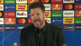 Diego Simeone FULL postmatch press conference  Celtic 22 Atletico Madrid [upl. by Yroc377]