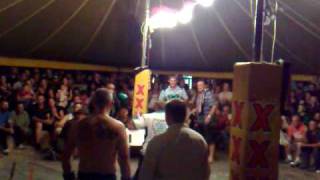 Fred Brophy Boxing Tent Nanango fight 4 round 1 tag team 2 vs 2 [upl. by Irret]