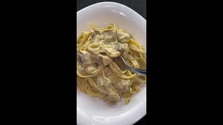 🍄 TAGLIATELLE ai FUNGHI PORCINIpura cremosità🤤🍝 Shorts [upl. by Nikoletta]