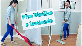 COMO LIMPAR PISO VINILICO E LAMINADO SEM MANCHAS  PALOMASOARES [upl. by Neelehtak375]