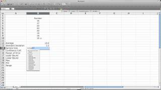 How to use Excel to Calculate Confidence Interval [upl. by Nolyar]