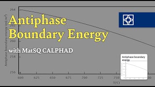 Materials Square Antiphase Boundary Energy for NiBase Alloy  Open Calphad [upl. by Ecneitap]