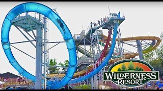 Full Tour Wilderness Resort Wisconsin Dells 6 Water Parks [upl. by Esemaj]