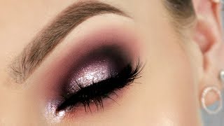 Hooded Eyes Makeup  Colour amp Glitter  STEPHANIE LANGE [upl. by Ahsikyw741]