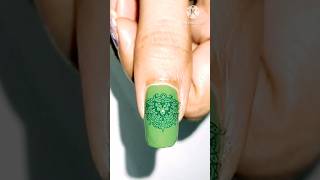 simple stamping nail art nailart design beauty youtubeshorts [upl. by Candis]