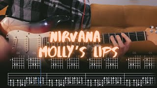 Nirvana  Mollys Lips  Guitar Tutorial  Tabs  Chords [upl. by Asserat197]